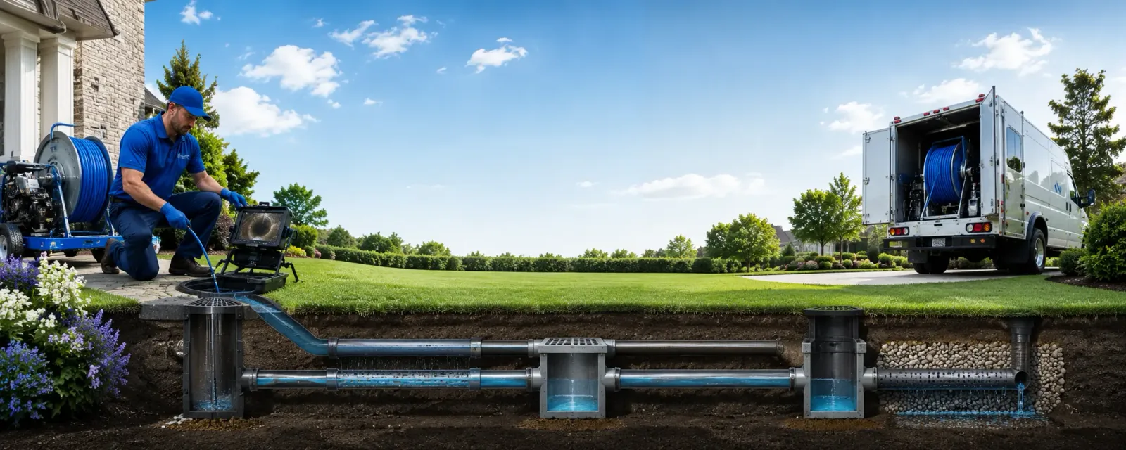 Outdoor drain cleaning information for Cloverdale, CA